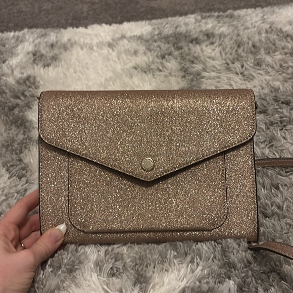 Kate Spade Tinsel Rose Gold Crossbody Bag - Picture 4 of 6